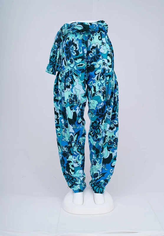 Women Printed Patiyala with Matching Stole 1451-A