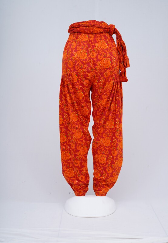 Women Printed Patiyala with Matching Stole 1452-B