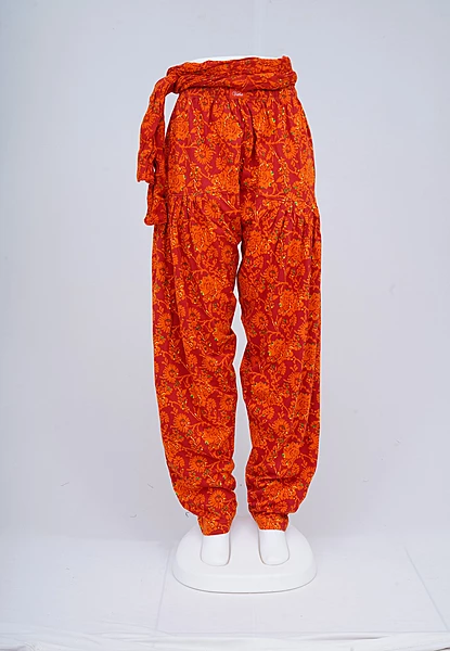 Women Printed Patiyala with Matching Stole 1452-B