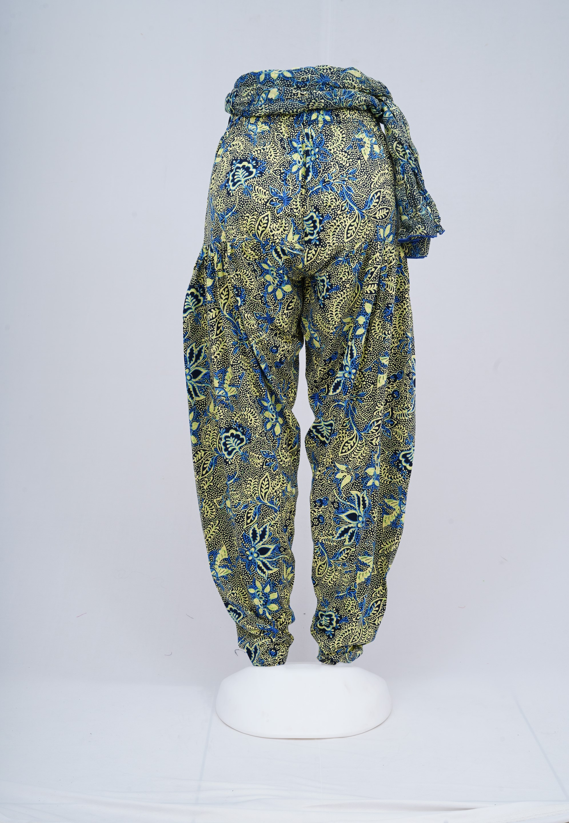 Women Printed Patiyala with Matching Stole 1454-A