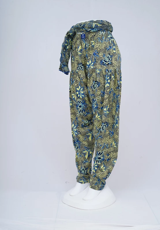 Women Printed Patiyala with Matching Stole 1454-A