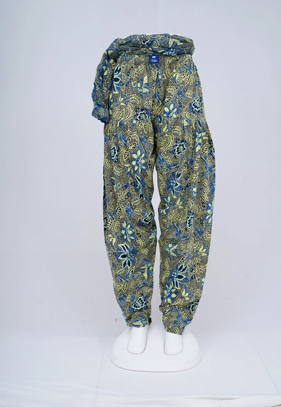 Women Printed Patiyala with Matching Stole 1454-A