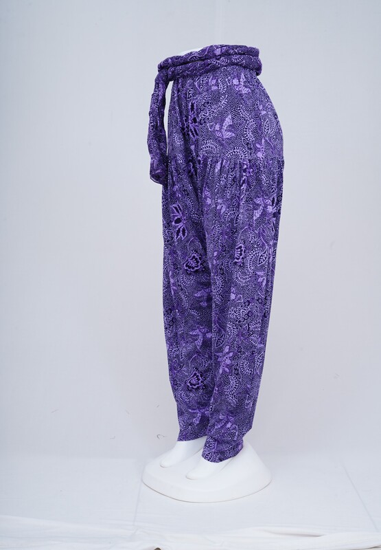 Women Printed Patiyala with Matching Stole 1454-B