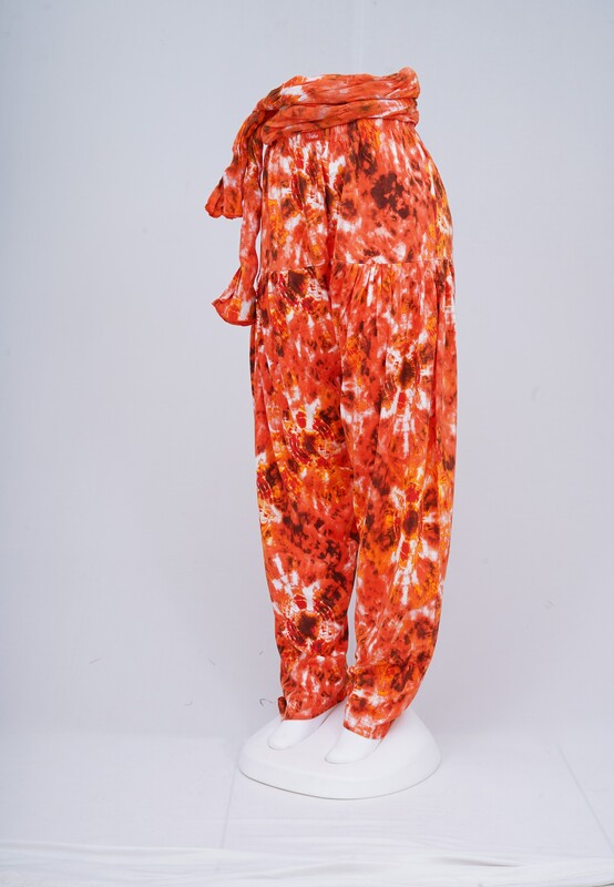 Women Printed Patiyala with Matching Stole 1455-A