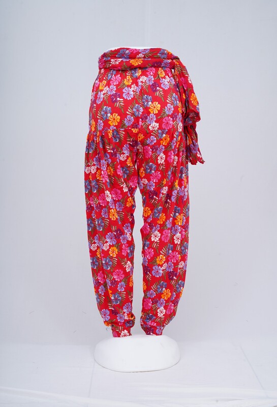 Women Printed Patiyala with Matching Stole 1457-A