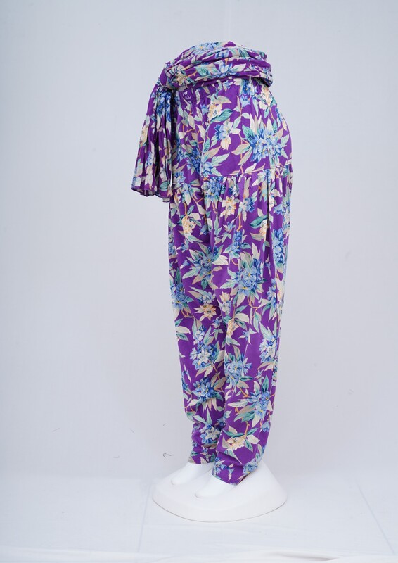 Women Printed Patiyala with Matching Stole 1458-A