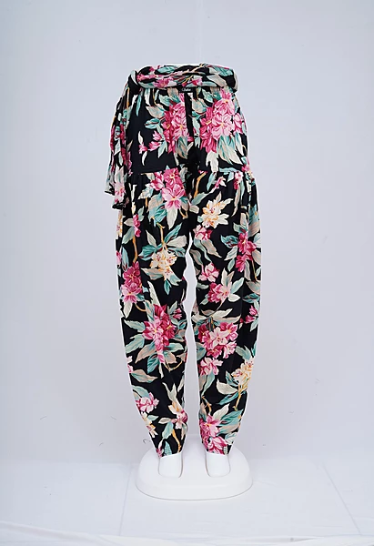 Women Printed Patiyala with Matching Stole 1458-B