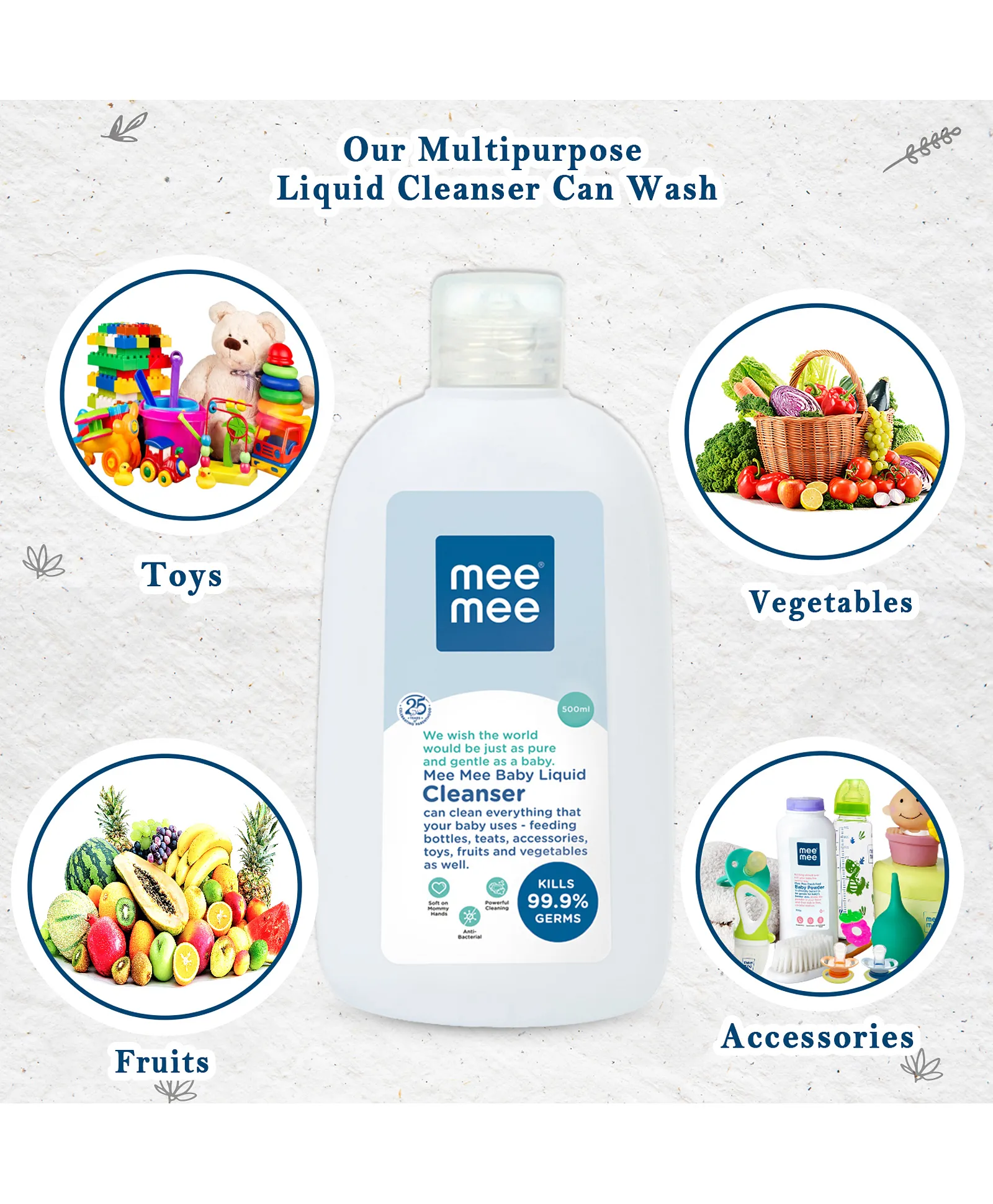 Mee Mee - Baby Liquid Cleanser - 500ML