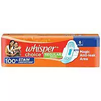 WHISPER CHOICE REGULAR 6PADS