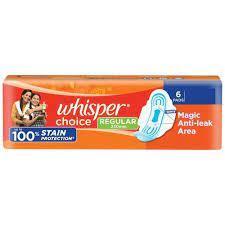 WHISPER CHOICE REGULAR 6PADS