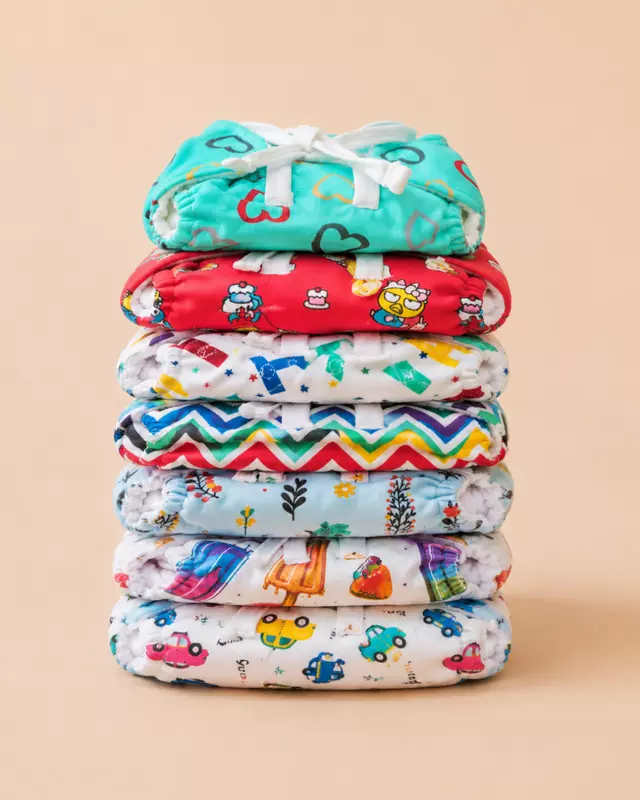 Cotton Dry Feel Padded Langot Pack of 7
