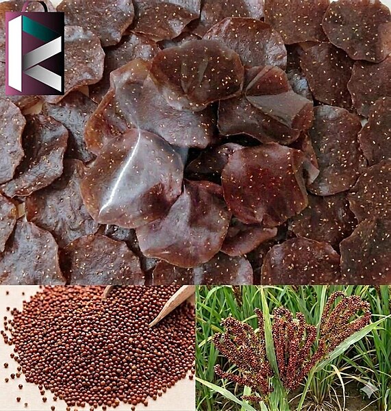 NAGALI RAGI PAPAD 500GM