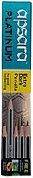 APSARA PLATINUM EXTA DARK PENCIL 10PIECES+1SHARPENER+1EARASER