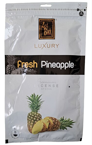 ZED BLACK AGARBATTI PINEAPPLE 120GM
