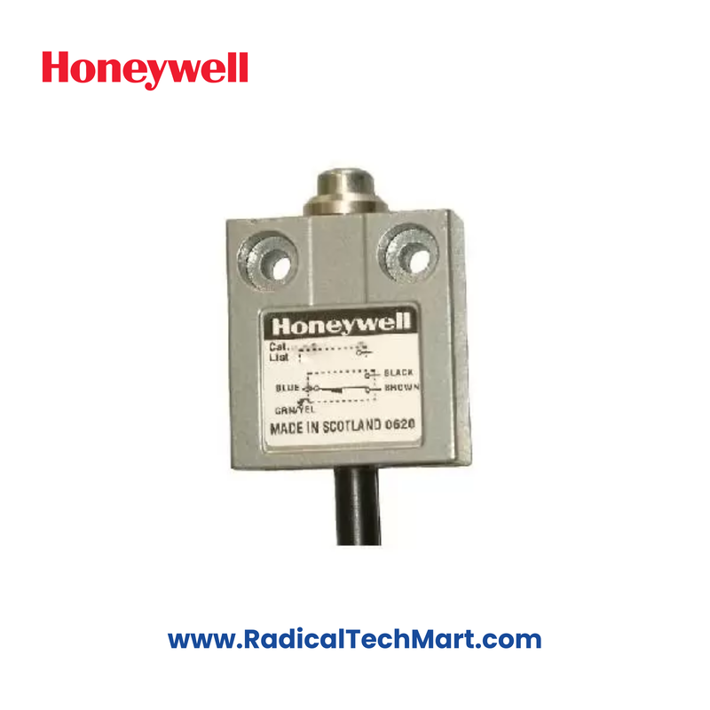 Honeywell 14CE1-4L1X Limit Switch with Top Pin Plunger and 3m Cable