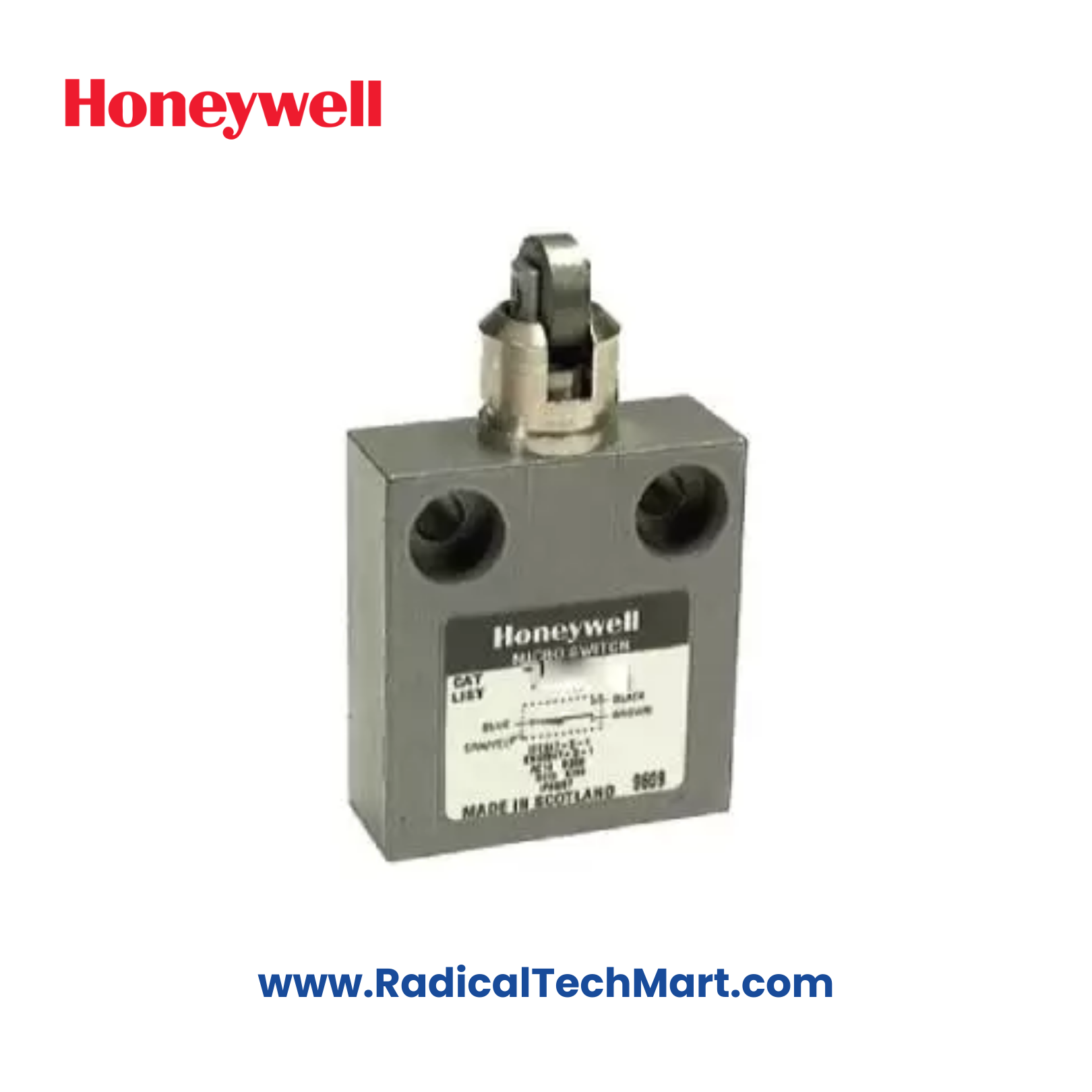 Honeywell 14CE18-6AH Limit Switch with Top Pin Plunger