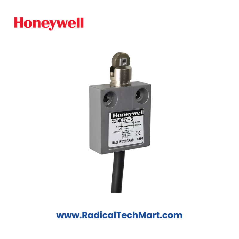 Honeywell 14CE2-3 Limit Switch with Top Roller Plunger – 3m Cable