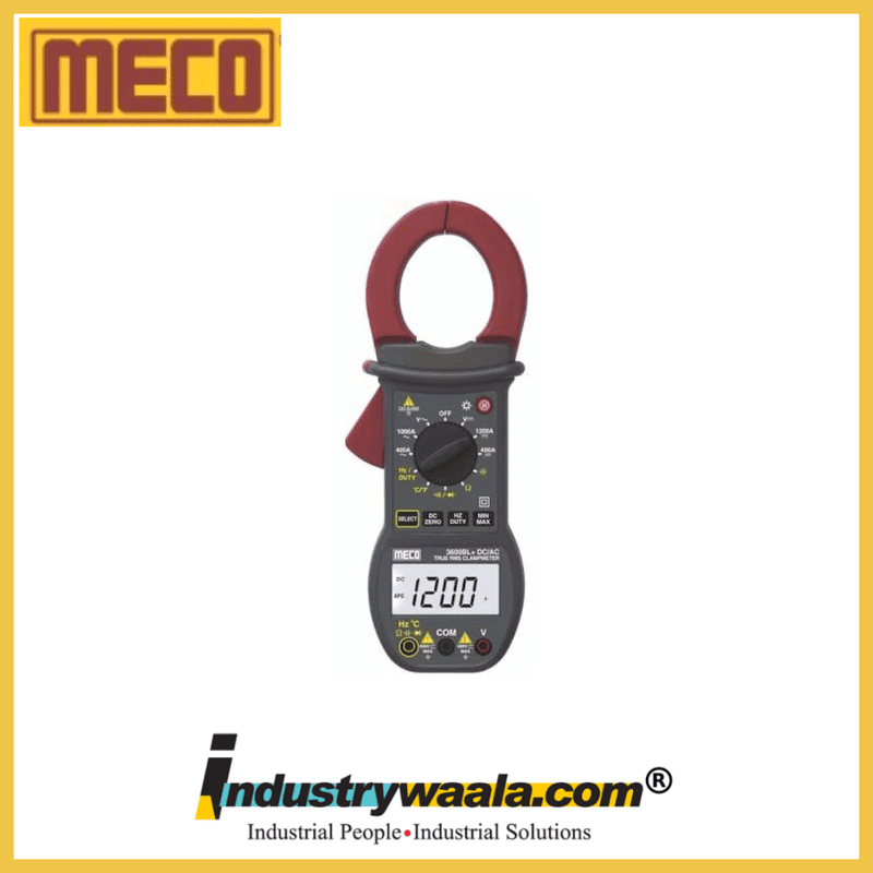 Meco  3600BL+  Digital Clampmeters / Tongtesters (DC / AC / TRMS)