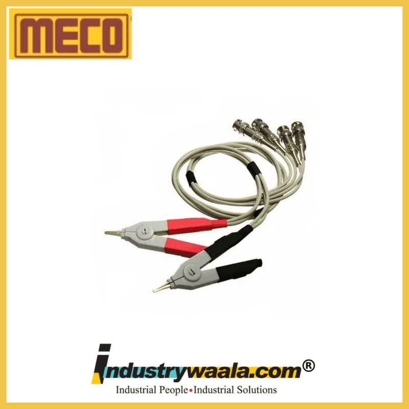 Meco KELVIN CLIP TEST LEADS FOR 7002 / 7272 Milli - Ohmmeter and Micro - Ohmmeter