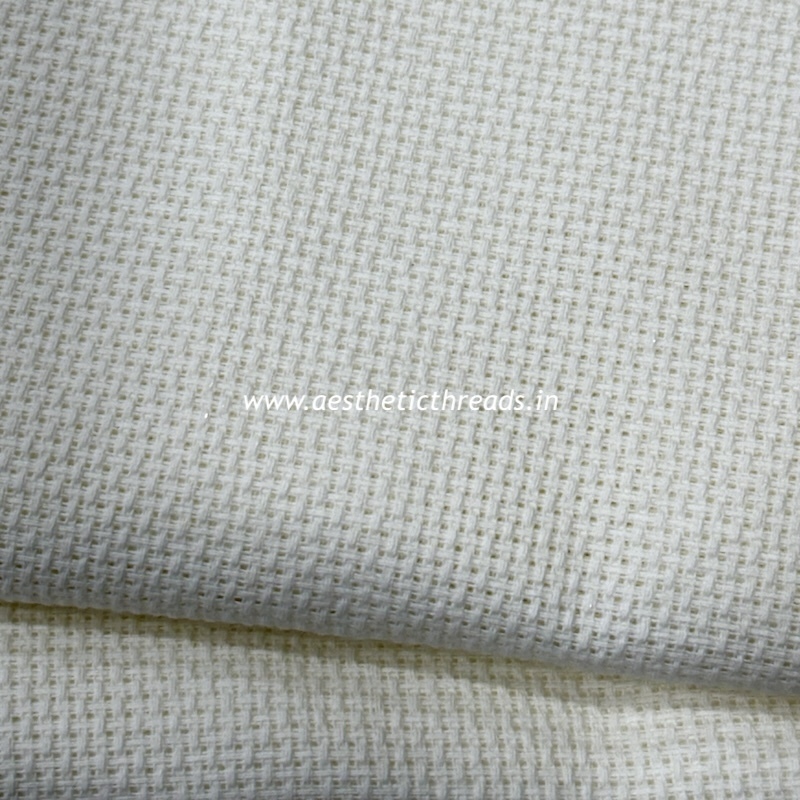 Aida fabric - 15 ct CREAM (in meters) Aida fabric - 15 ct CREAM (in meters)