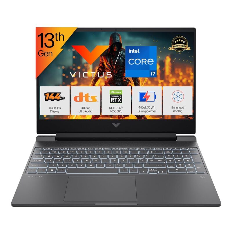 HP Victus Gaming i7/13TH/16GB/512GB - 1 Year