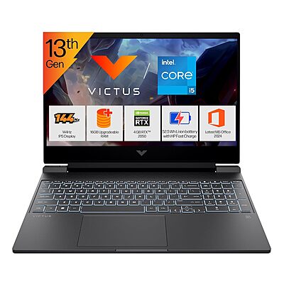 HP Victus Gaming i5/13TH/16GB/512GB - 1 Year