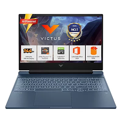 HP Victus Gaming Ryzen7/16GB/512GB - 1 Year