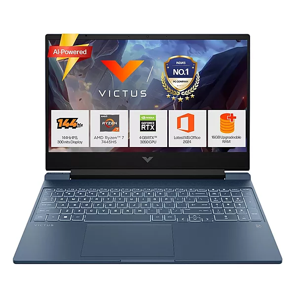 HP Victus Gaming Ryzen7/16GB/512GB - 1 Year