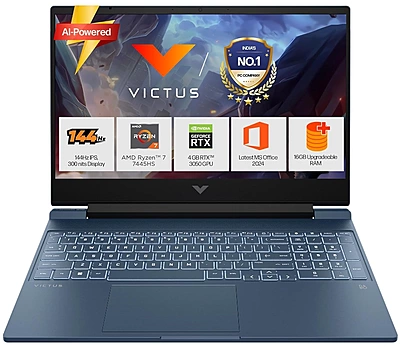 HP Victus Gaming Ryzen7/12GB/512GB