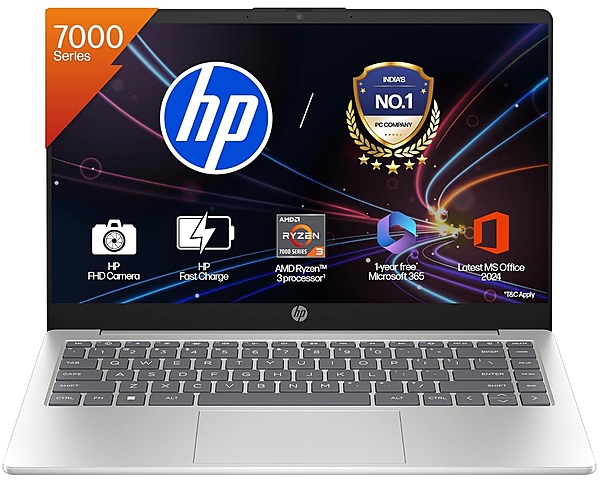 HP 15 Ryzen3/8GB/512GB - 1 Year