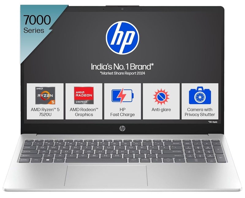 HP 15 Ryzen5/8GB/512GB - 1 Year