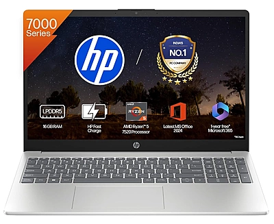 HP 15 Ryzen5/8GB/512GB - 1 Year