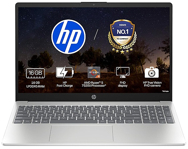 HP 15 Ryzen5/16GB/512GB - 1 Year