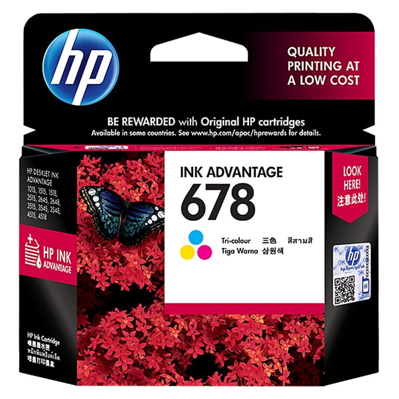 Hp 678 Colour Cartridge(CZ108AA)