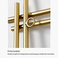 DAD Framed Ginkgo Leaf Metal Wall Art - Size (15x2x16 Inches) Set of 2