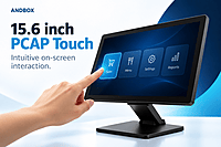 PCAP Touch Monitor 15.6 inch with HDMI/VGA & USB Touch