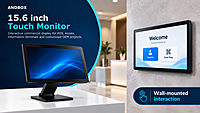 PCAP Touch Monitor 15.6 inch with HDMI/VGA & USB Touch