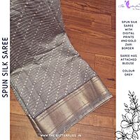 BEAUTIFUL SPUN SILK SAREE  SRCSFSC24525