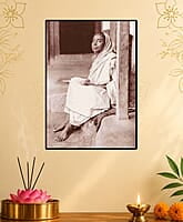 [WL] Holy Mother Sri Sarada Devi - Seated on Veranda - Jayrambati