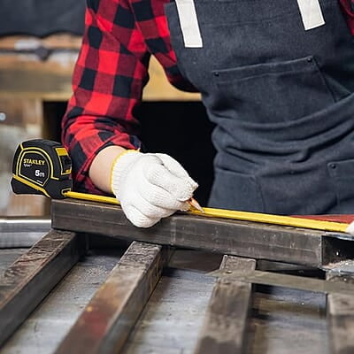 STANLEY STHT43067-12 5 Meter Tylon Measurement Tape in Rugged Rubber Case for Precise & Accurate Measurements with Anti-Slip Properties for Home, DIY, Industrial & Professional Use, YELLOW & BLACK