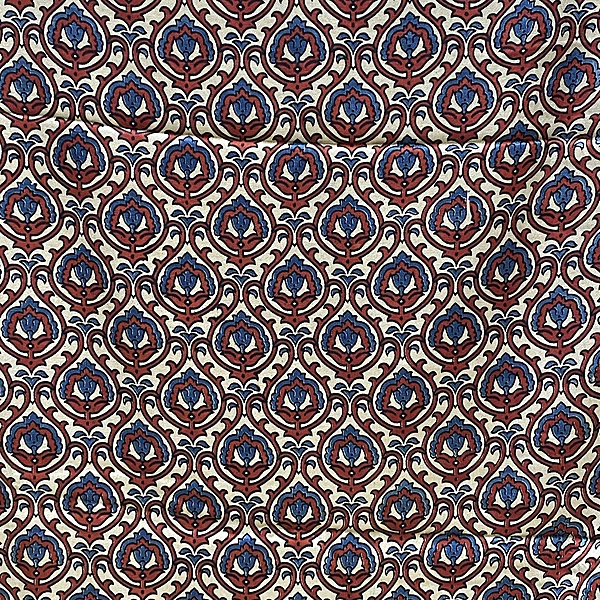 Mashru Silk Ajrakh Print #15