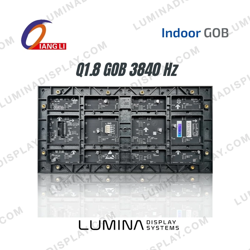 Qiangli Q1.8 MPro P1.8 indoor GOB1515 LED module 320 x 160 mm, 3840 Hz – Lumina Display Systems