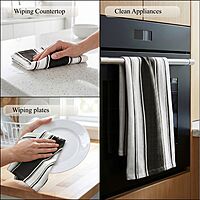 Striped Kitchen Towel Set of 2