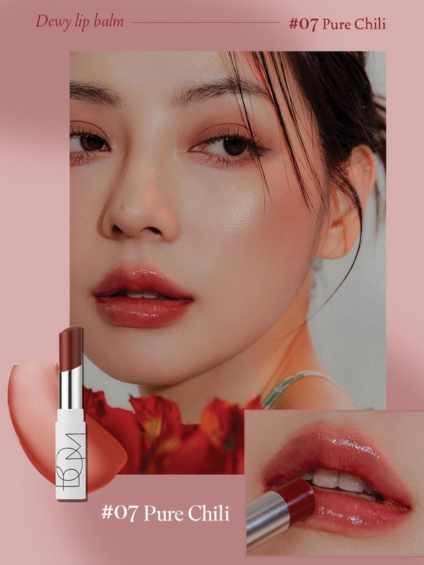 B.O.M - DEWY LIP BALM PURE CHILLI