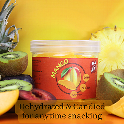 Nuts in a Jar Dried & Candied Mango Slice 250 Grams