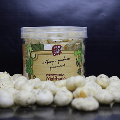 Gourmet Creamy Onion Makhana 50 Grams Gourmet Creamy Onion Makhana 50 Grams
