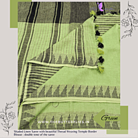 PURE LINEN SAREE MAYSLIN22990 PURE LINEN SAREE MAYSLIN22990