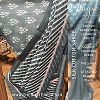 LINEN COTTON PRINTED SAREE  AGISLIN22233