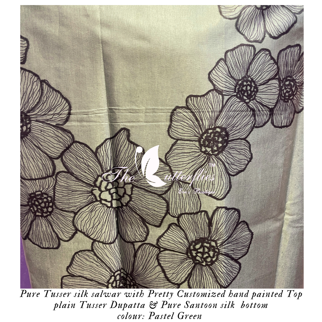 PURE TUSSER SILK SALWAR ANCCTRS24226