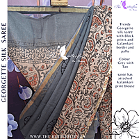 GEORGETTE SILK SAREE ORDSGRS24322